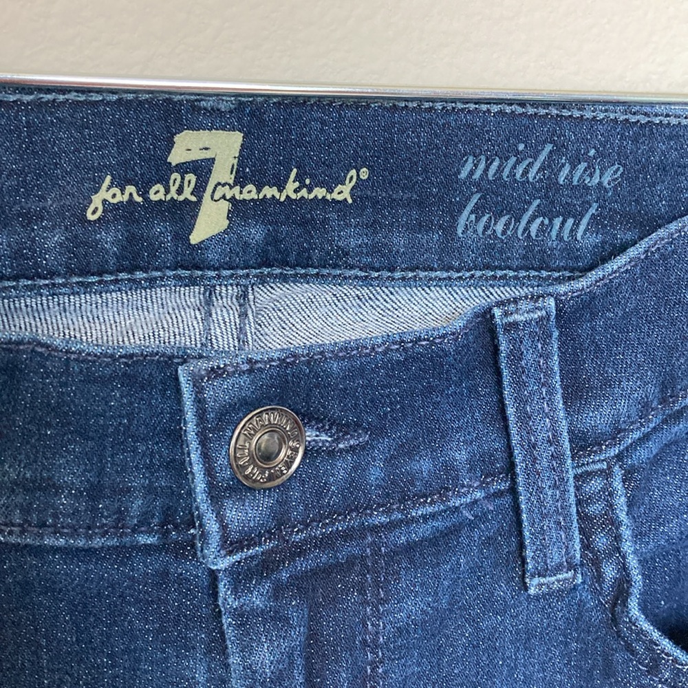 7 For All Mankind Mid-Rise Bootcut Jeans - Picture 3 of 5